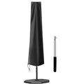 Oxford Fabric Patio Umbrella Cover With Zipper, Fits7-11Feet