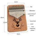 Wooden 17 Key Kalimba Thumb Piano