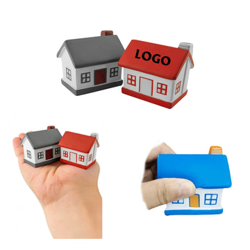 PU House-Shaped Toy Stress Ball