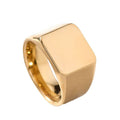 Stainless Steel Square Signet Ring