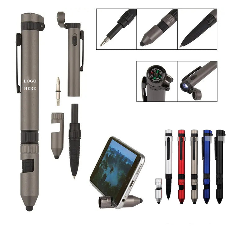 6-in-1 Multi-functional Ballpoint Pen