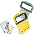 Stainless Steel Crinkle Cutter Knife With Protective Cover