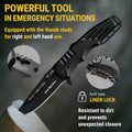 Safety Lock Tactical Folding Knife With Aluminum Handle