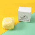 Pet Bath Silicone Brush With Shampoo Dispenser