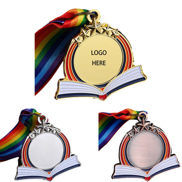 Book Style Medal