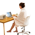 Milk Velvet Shawl Blanket Wearable Blanket Poncho Blanket
