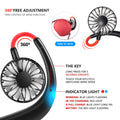 Portable Neck Fan 1200 mAh Rechargeable USB Hands-Free