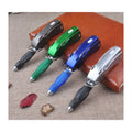 Multi-Function Ballpoint Pen With Buckle Knife Tool