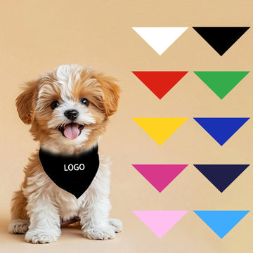 Full color Cotton Dog Bandana