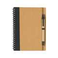 Classic Style Kraft Paper Notebook W/Pen