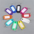 Plastic Key Tag With Key Ring
