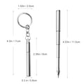 Stainless Steel Tiny Pen Retractable Ballpoint Pens