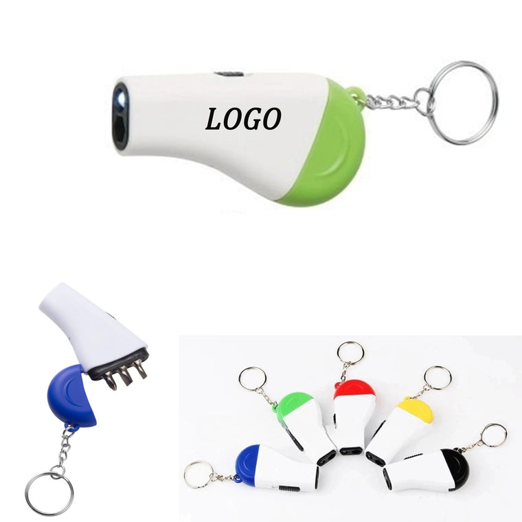 Keychain With Torch And Toolkit