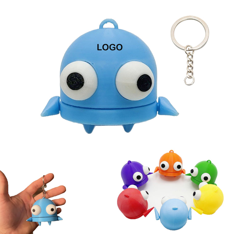 Print Robot Doll Keychain Ornament Toy