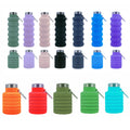 16oz Foldable Silicone Water Bottle