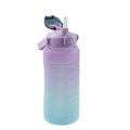 Wide Mouth Sports Water Bottles 3 Pcs Set With Time Marker