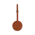 Round Shaped Pu Leather Luggage Tag