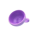 Hangable Silicone Makeup Brush Cleaner Bowl Foldable Tool