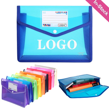 A4 Colored Expandable Envelope Plastic Folder