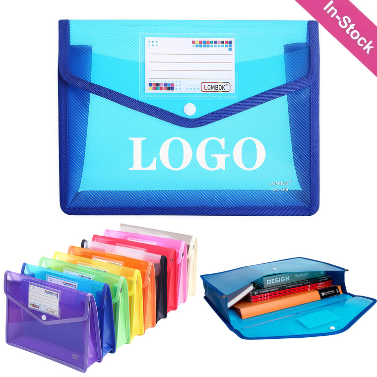 A4 Colored Expandable Envelope Plastic Folder