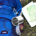 10Oz. Stainless Steel Carabiner Mug