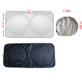 Foldable Car Windshield Sun Shade With Storage Bag