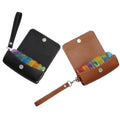Weekly Pill Organizer/ 7 Pill Cases With Leather Storage Bag