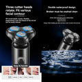3-In-1 Men'S Multifunctional Type-C Rechargeable Shaver