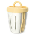 Plastic Fresh Fruit Salad Storage Cup W/ Lid & Folding Fork