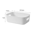 Versatile Plastic Desktop Storage Container Desk Organizer
