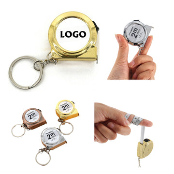 2-Meter Portable Keychain Measuring Tape