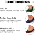 0.5/0.75/1.0mm Celluloid Guitar Picks Plectrums