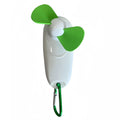 LED Silent Handheld Fan With Carabiner