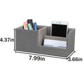 Office Leather Storage Pen Holder