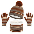 3 Sets Kids Winter Hat Gloves Scarf Set