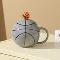 Basketball-Shaped Ceramic Mug