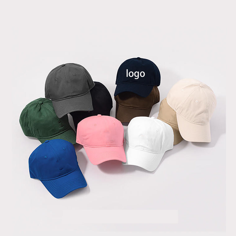 Embroidered Structured Baseball Cap with Adjustable Flap