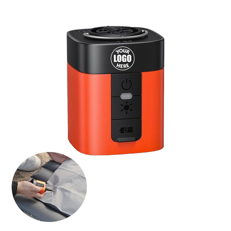 Super Fast Mini Electric Air Pump With Camping Light
