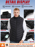 Electric Heated Vest with 3 Heat Levels 9 Heating Zones