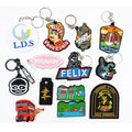 Pvc- 2D Custom Shaped Keychains