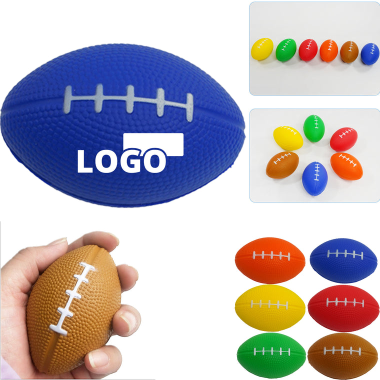 Pu Rugby Squeeze Toy, Stress Relief Hand Grip For Adults