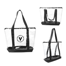 Pvc Handle Clear Tote Bags