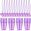 Colorful Shot Glasses On Beaded Necklaces For Parties 2 Oz