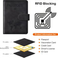 PU Leather Rfid-Blocking Passport Cover