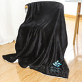 Reversible Sherpa Flannel Throw Blanket
