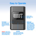 Portable Electric Mini Air Pump With Digital Gauge