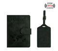RFID Blocking Passport Holder And Luggage Tag Set