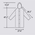 Adults Transparent Reusable Rain Poncho