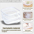 Clear Hard Plastic Zipper Case