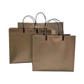 Metallic Laminated Shopping Tote